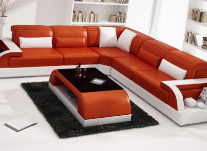 Corner sofa, sofa, couch, upholstery, living area, leather corner sofas, suite, L shape, new